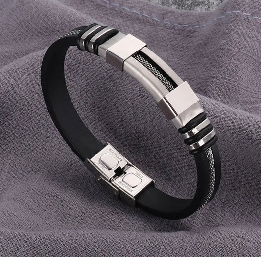 Men Bracelet- Silver