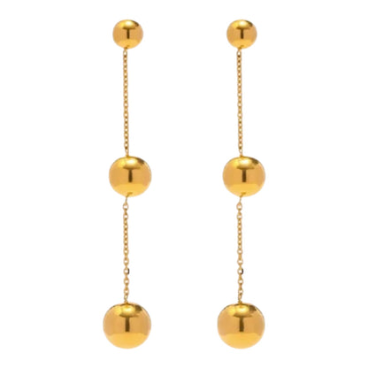 Golden Ball Earrings