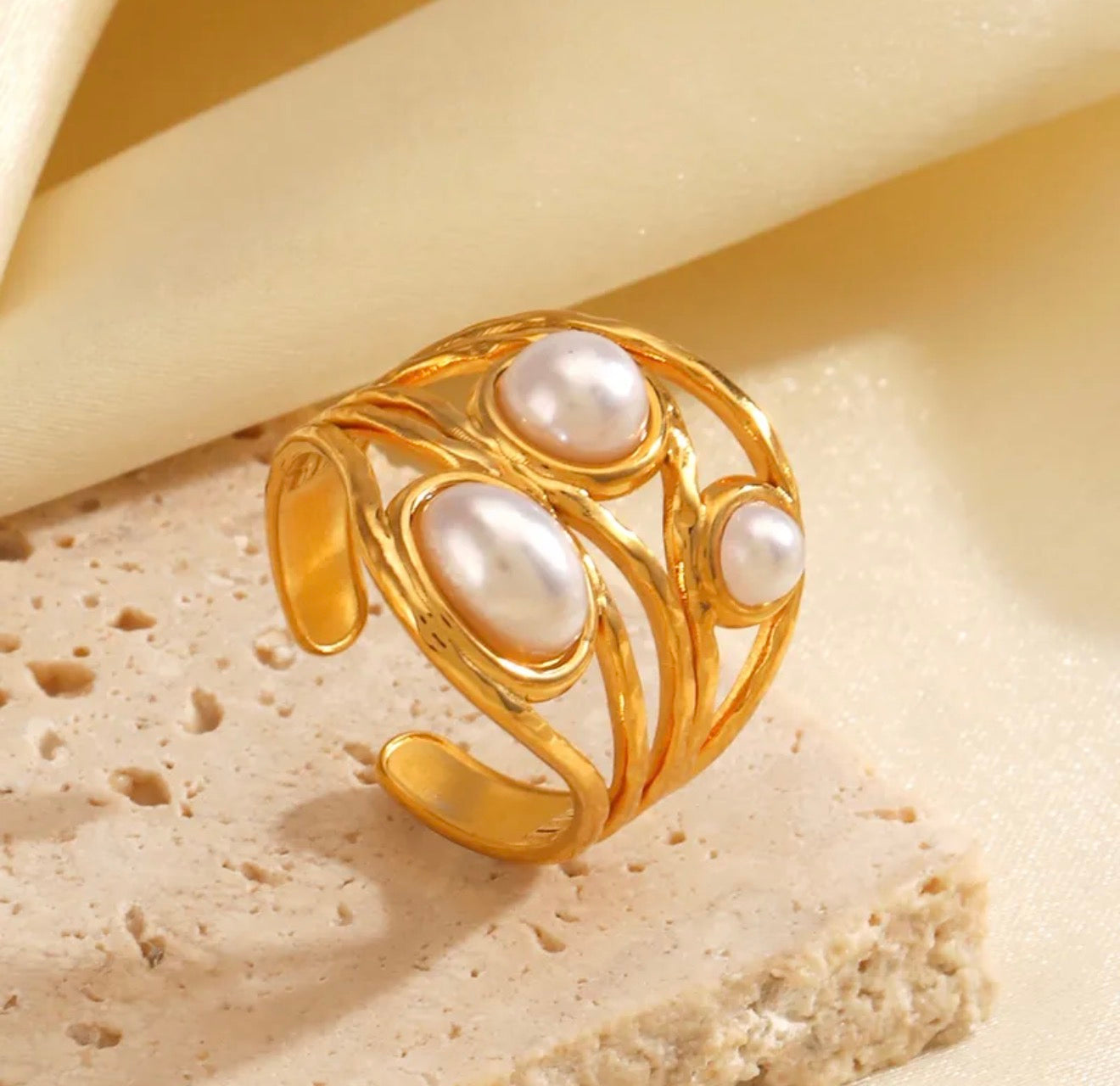 Radiant Pearl Ring