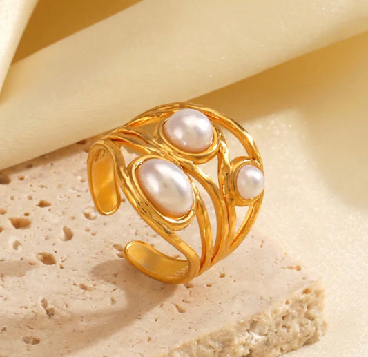 Radiant Pearl Ring
