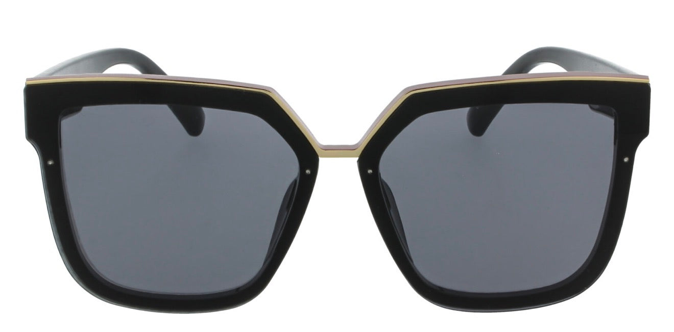 Black and Gold Sunglasses