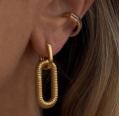 Golden Duo Earrings