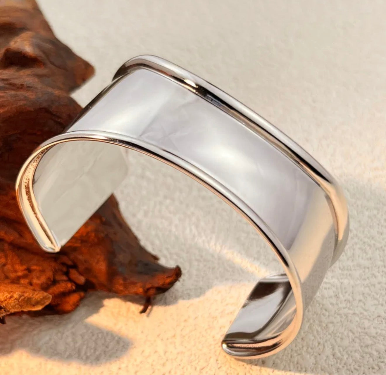Silver Adjustable Bangle