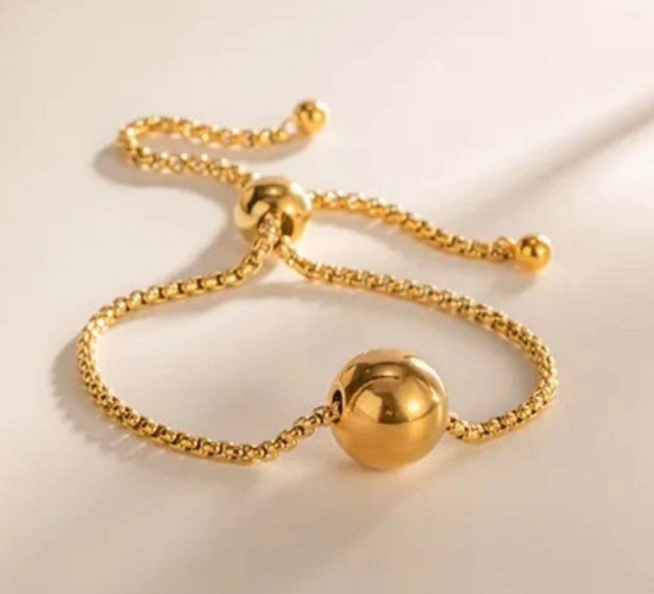 Golden Ball Bracelet