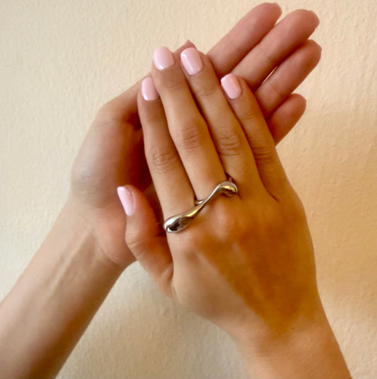 Silver Flow Ring