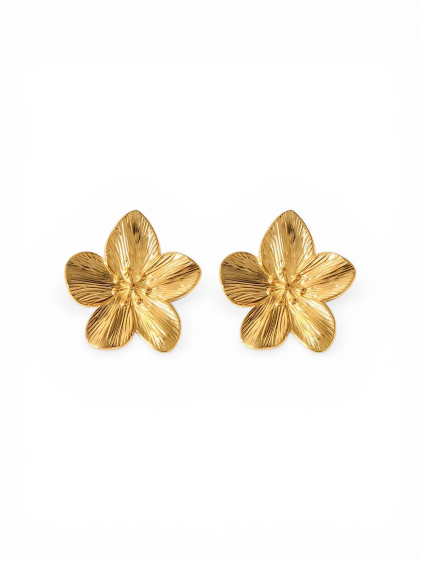 Flower Golden Earrings