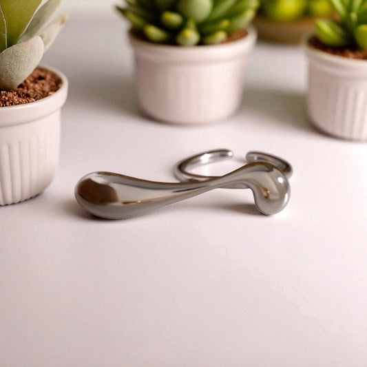Silver Flow Ring