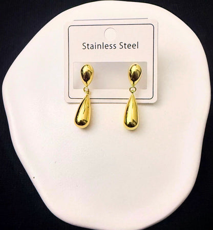 Golden Drop Earrings